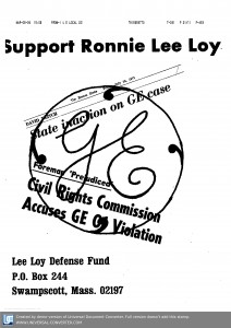 Ronnie Lee Loy case pamphlet